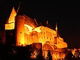 Castle at night