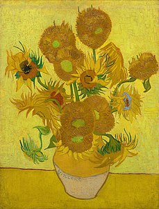 Sunflowers (F458), by Vincent van Gogh