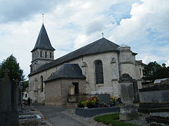 Chevet de l'église.