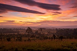 Lever de Soleil dans le Parc national de Thung Salaeng Luang.