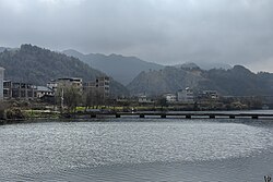 天仙風景区付近の浙水