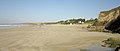 La plage de Trezmalaouen vue du sud à marée basse.