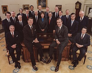 The Reagan Cabinet in 1981.