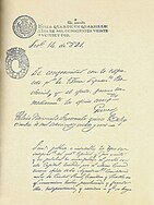 A 19th-century document which declared Central America's independence from Spain