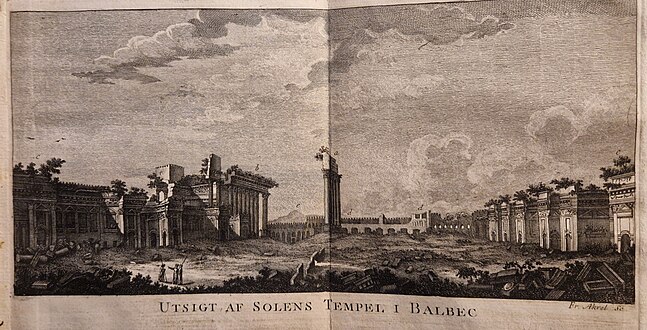 Jupitertemplet i Baalbek (1791).