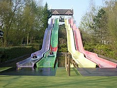 Aquachute à Walibi Schtroumpf