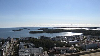 Aurinkolahti et Kallahti vus de la Tour Cirrus