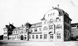 Station building from 1909, town side