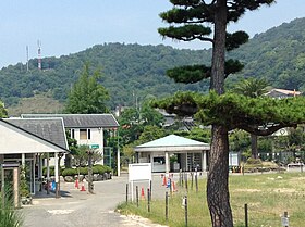 梅津寺公園入り口