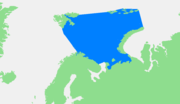 Location of the Barents Sea