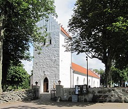 Barkåkra kyrka i juli 2015