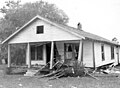 Moore home after the bombing