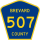 County Road 507 marker