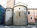 The apse with part of the bell tower