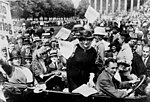 Manifestation pacifiste dans le Lustgarten de Berlin en 1921