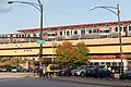 Vue sur la station Cermak-Chinatown.