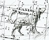 Canis Minor as depicted by Johannes Bode