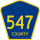 County Route 547 Spur marker