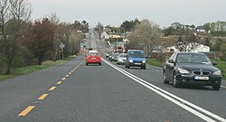 Approaching the village on the R639