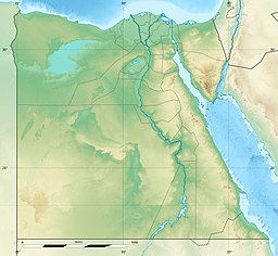 Location of Lake Timsah in Egypt.