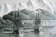 L'Astrolabe et la Boussole en Alaska en 1786.