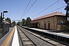 Southbound view from Gardenvale platform 2 facing towards platform 1