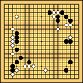 Game of Go in progress