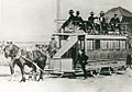 About 1905 : Trams of the Glenelg, Brighton & Marino Tramway ran near the coast; they did not serve central Adelaide.