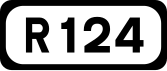 R124 road shield}}