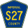 County Road S27 marker