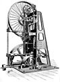 Engraving of a bandsaw 1850–185