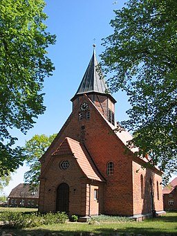 Kyrka i Groß Laasch.