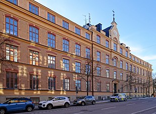 Kungsholms folkskola (Herden 1), fasad mot Fleminggatan.