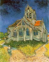 Kyrkan i Auvers, 1890. Musée d'Orsay, Paris.