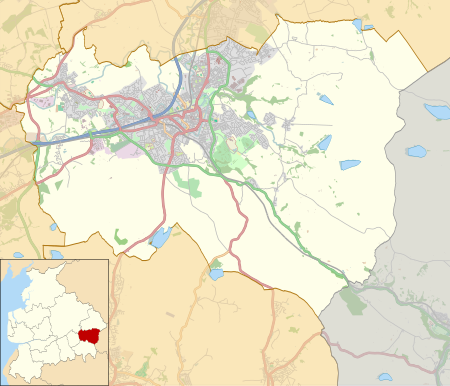 Map of the Borough of Burnley