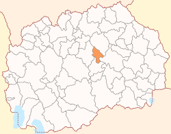 Location of Municipality of Lozovo