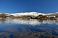 View of Mount Kosciuszko and the Etheridge Range from the headwaters of the Snowy River