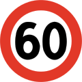 Fartsgrense (60 km/h)