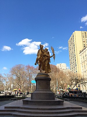 The Sherman statue at Grand Army Plaza