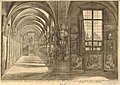 View into the picture gallery of the Archduke Leopold, by Nicolas van Hoey in Teniers' catalog of paintings in 1673[2]