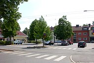 Nockeby torg på sommaren 2010.