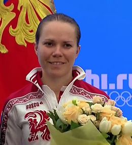 Olga Graf Sotšin olympialaisissa 2014.