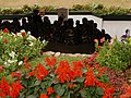 Flowers on the grounds of the PMA campus