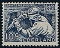 1952 stamp (design by Hubert Levigne)