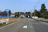 バイパス未整備の峰岡付近（2020年4月）