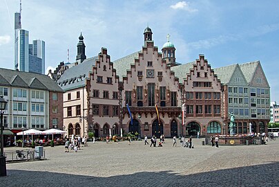 The Römerberg, the Altstadt's central square