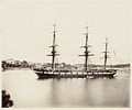 HMS Galatea in Port Jackson, Sydney, c. 1870, [attributed Charles Pickering]