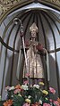 A statue of St Martial at the Ermita de San Marcial de Limoges, Femés, Lanzarote (he is the patron saint of Lanzarote)