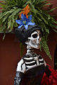 A Catrina inspired by María Félix as part of an ofrenda on the day of the dead festivities at San Ángel in November 2014