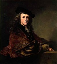 Autoportrait, de Ferdinand Bol (1647, musée d'Art de Toledo), également inspiré de l'Autoportrait à l'âge de 34 ans[116].